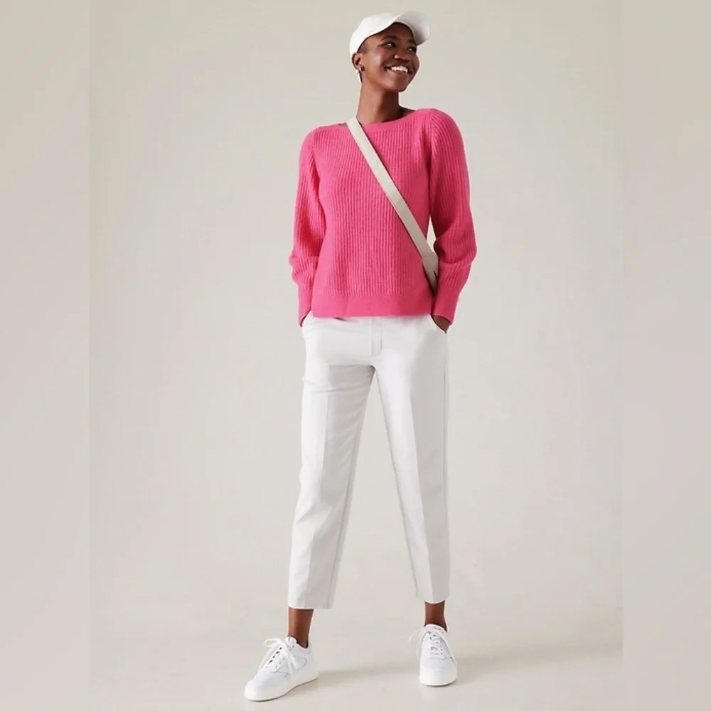 Athleta Layover Wool Blend Sweater Size Medium - Picture 8 of 8